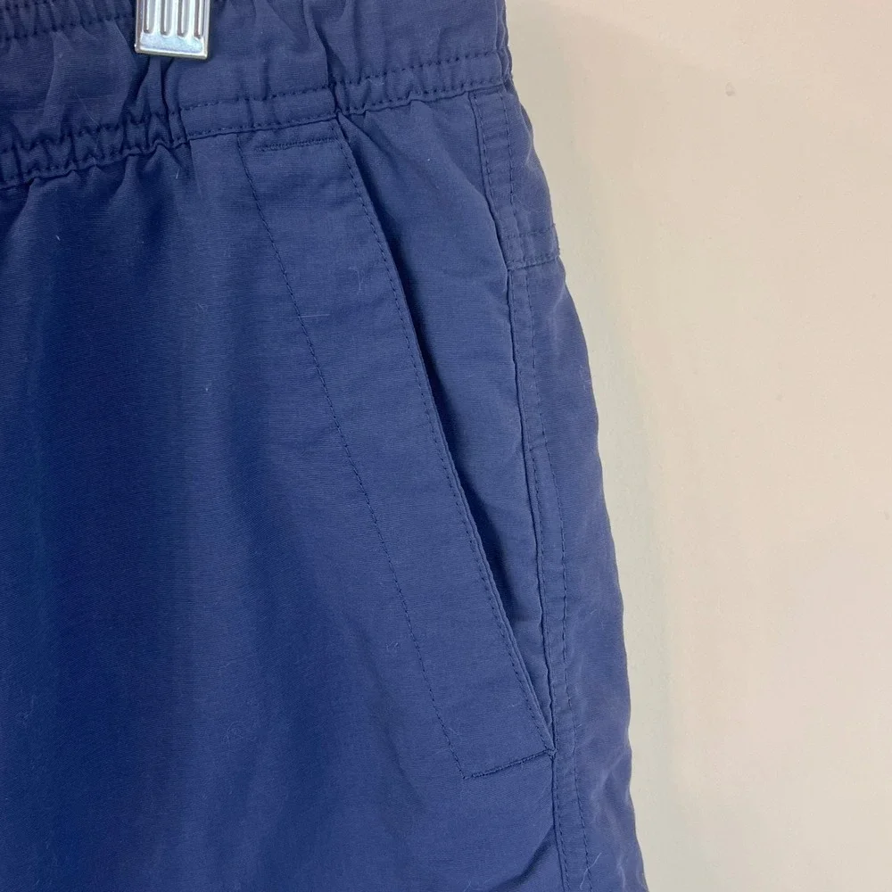 The North Face Mens Class V Pull On Navy Blue Quick Dry Hiking Swim Shorts Large